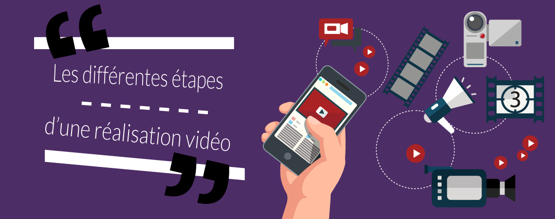 Les différentes étapes de réalisation d'une vidéo