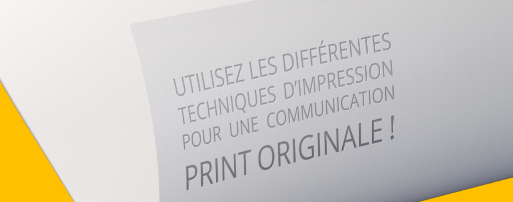 Techniques d'impression et communication print